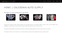 Desktop Screenshot of caledoniaautosupply.com